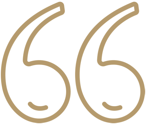 Testimonail quotes Sybol