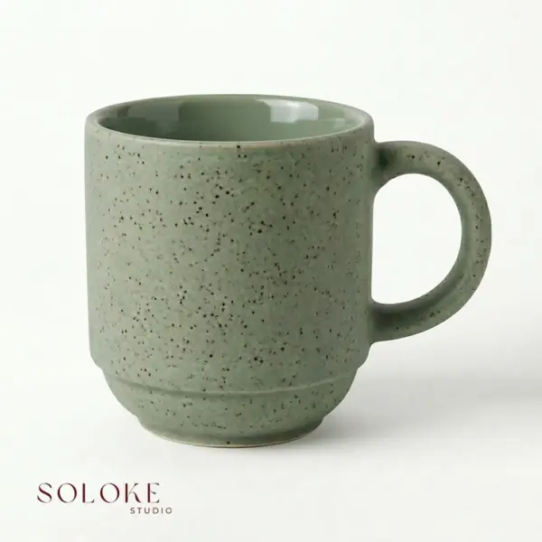 Moss Flecked Coffee Mug