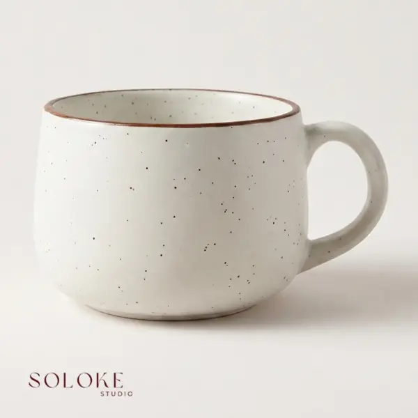 Birch Flecked Latte Mug