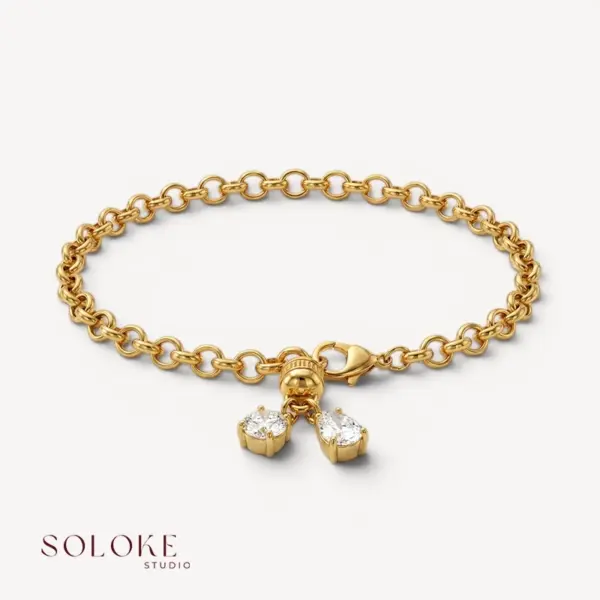 Crystal Cascade Bracelet