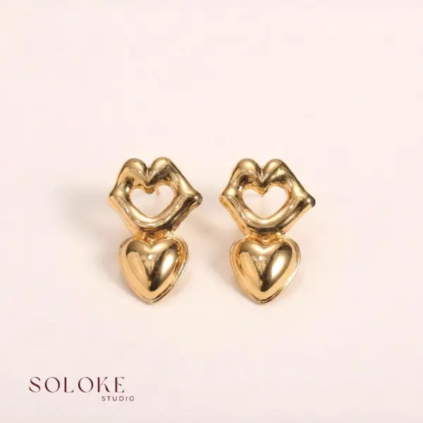 Golden Romance Earrings