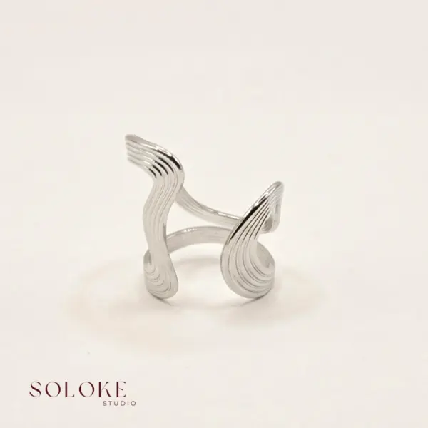 Fluid Silver Ring
