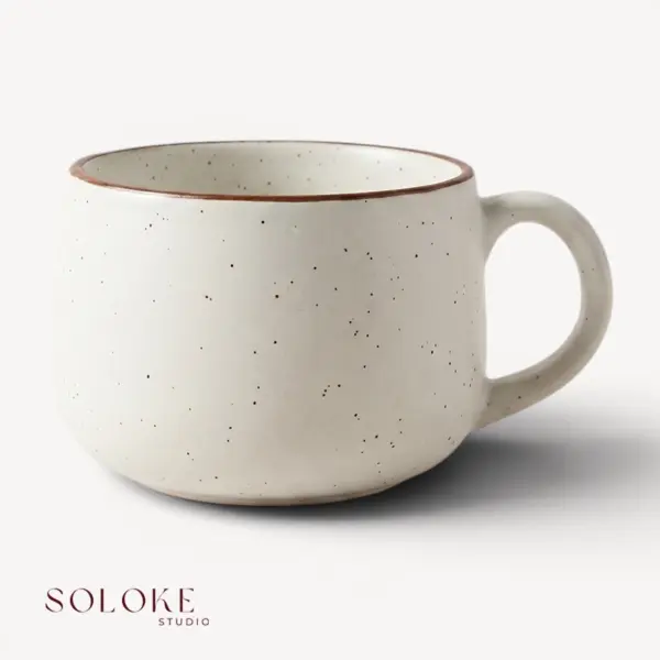 Birch Flecked Latte Mug