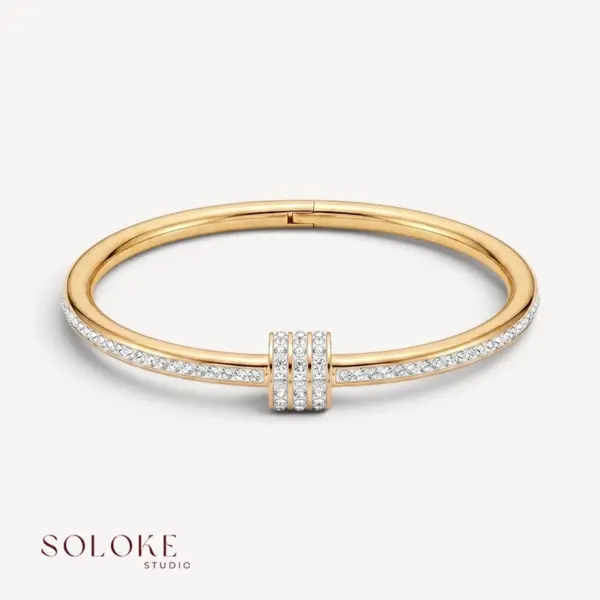 Helix Gold Bangle