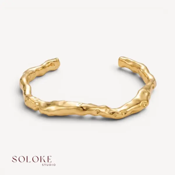 Molten Gold Bangle