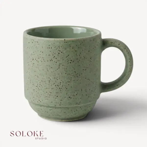 Moss Flecked Coffee Mug